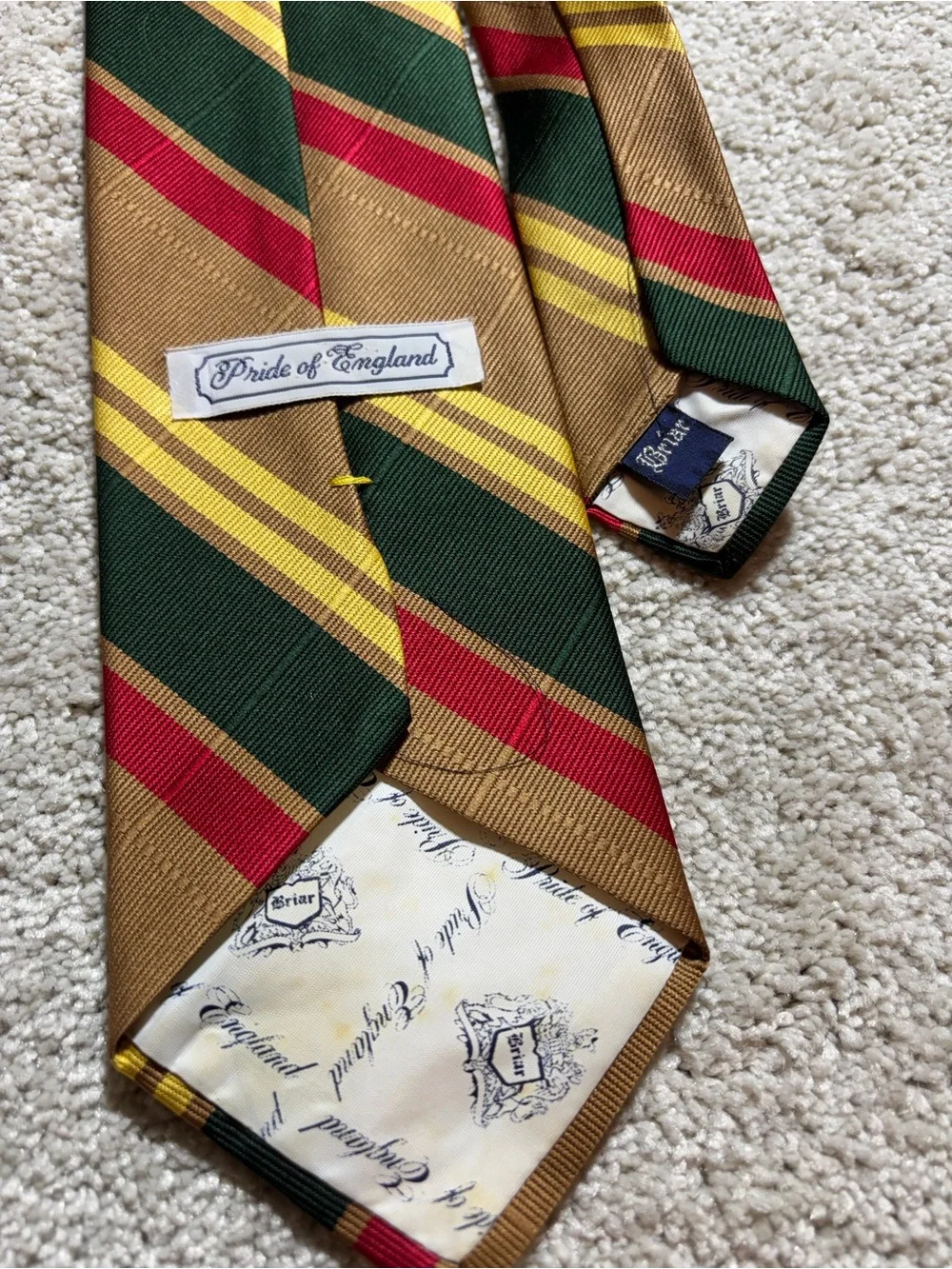 Briar pride of England vintage retro preppy tie